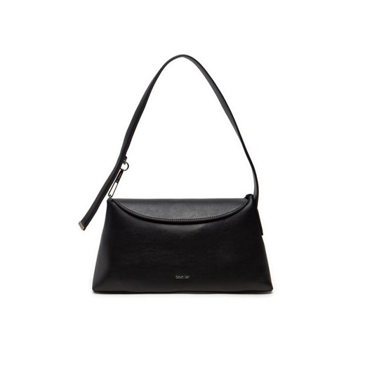 Torebka Calvin Klein Soft Sculpt Shoulder Bag K60K612565 Czarny ze sklepu eobuwie.pl w kategorii Torebki damskie - zdjęcie 182031486
