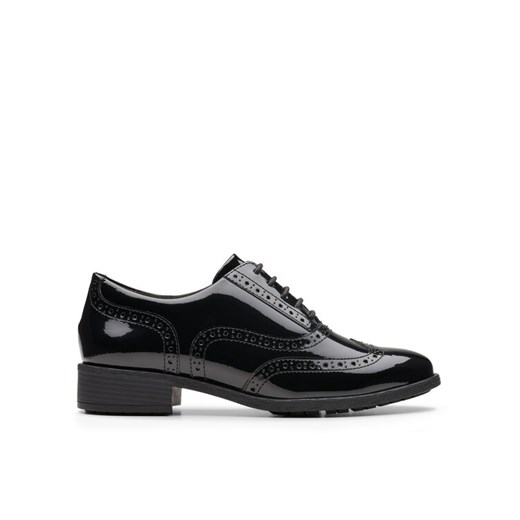 Oxfordy Clarks Havisham Oak 26178710 Czarny ze sklepu eobuwie.pl w kategorii Półbuty damskie - zdjęcie 182031488