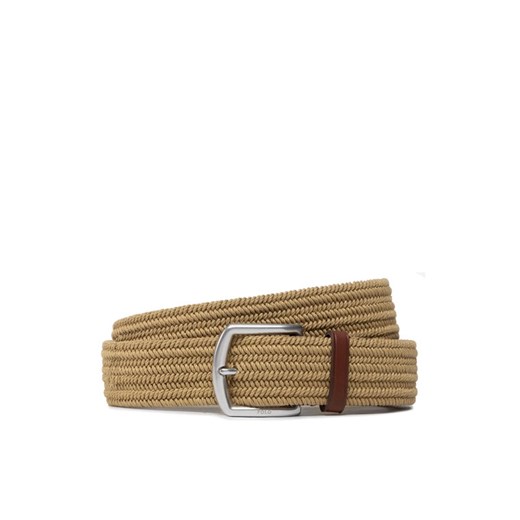 Pasek Męski Polo Ralph Lauren 35Mm Braid Stretch 405666041004 Brązowy ze sklepu eobuwie.pl w kategorii Paski męskie - zdjęcie 182031535