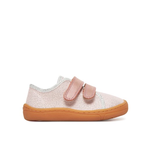 Kapcie Froddo Barefoot Canvas G1700379 M Różowy ze sklepu eobuwie.pl w kategorii Kapcie dziecięce - zdjęcie 182031569