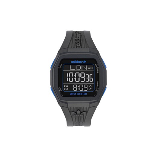 Zegarek adidas Tech One AOST24564 Czarny ze sklepu eobuwie.pl w kategorii Zegarki - zdjęcie 182031696