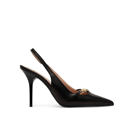 Sandały LOVE MOSCHINO JA10079G1MIA0000 Czarny ze sklepu eobuwie.pl w kategorii Czółenka - zdjęcie 182031849