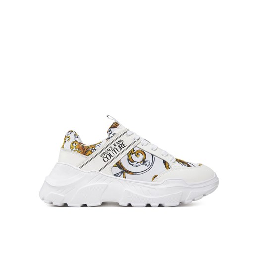 Sneakersy Versace Jeans Couture 78YA3SC2 Biały ze sklepu eobuwie.pl w kategorii Buty sportowe męskie - zdjęcie 182031968