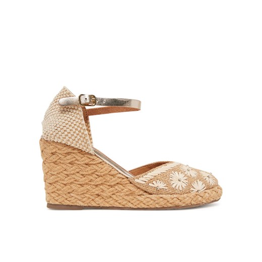 Espadryle Gioseppo Bennett 74861-P Brązowy ze sklepu eobuwie.pl w kategorii Espadryle damskie - zdjęcie 182031976
