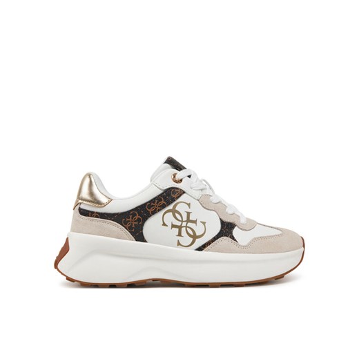 Sneakersy Guess FLPLUC PEL12 Biały ze sklepu eobuwie.pl w kategorii Buty sportowe damskie - zdjęcie 182031998