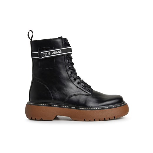 Botki Pepe Jeans PLS50503 Czarny ze sklepu eobuwie.pl w kategorii Workery damskie - zdjęcie 182032117