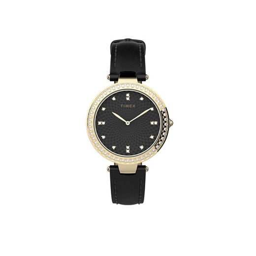 Zegarek Timex City TW2V45100 Czarny ze sklepu eobuwie.pl w kategorii Zegarki - zdjęcie 182032126