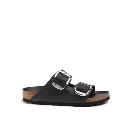 Klapki Birkenstock Arizona Big Buckle 1011075 Czarny ze sklepu eobuwie.pl w kategorii Klapki damskie - zdjęcie 182032167