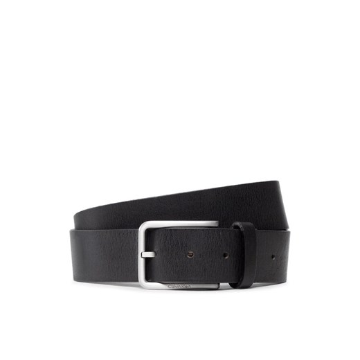 Pasek Męski Calvin Klein Warmth Oiled Grain 35Mm K50K509654 Czarny ze sklepu eobuwie.pl w kategorii Paski męskie - zdjęcie 182032185
