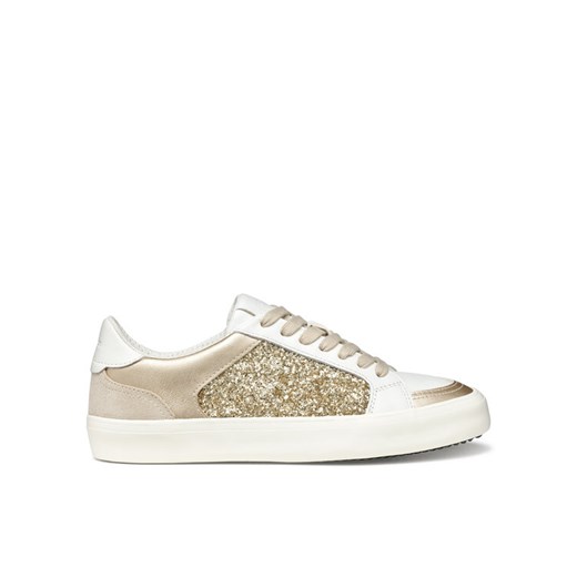 Sneakersy Geox D Emmeleny D550UE 085EW C0232 Złoty ze sklepu eobuwie.pl w kategorii Buty sportowe damskie - zdjęcie 182032228