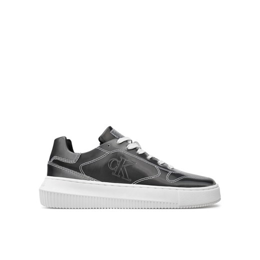 Sneakersy Calvin Klein Jeans Chunky Cupsole Low Lace Mg Dc YW0YW01429 Srebrny 37 eobuwie.pl