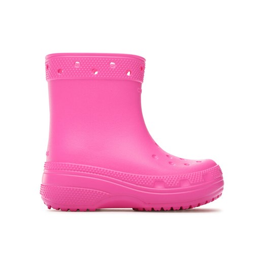 Kalosze Crocs Crocs Classic Boot Kids 208544 Różowy ze sklepu eobuwie.pl w kategorii Kalosze dziecięce - zdjęcie 182032287