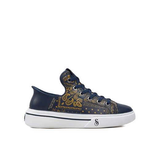 Sneakersy Skechers Snoop One-Double G 251017/NVY Granatowy ze sklepu eobuwie.pl w kategorii Trampki męskie - zdjęcie 182032327