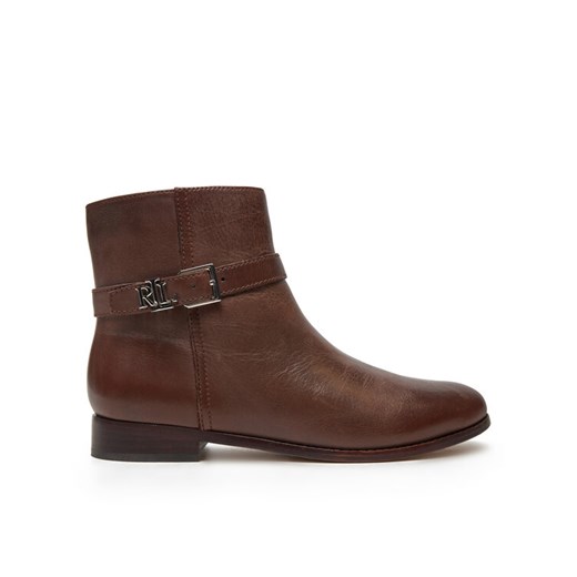 Botki Lauren Ralph Lauren 802946807003 Brązowy ze sklepu eobuwie.pl w kategorii Botki - zdjęcie 182032346