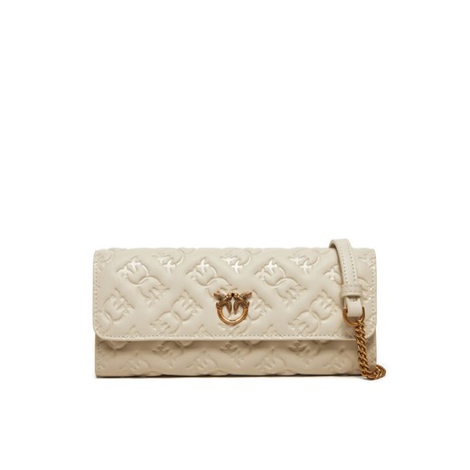 Torebka Pinko Love Tiny Brids Wallet C AI 24-25 PCPL 103765 A1YB Écru ze sklepu eobuwie.pl w kategorii Listonoszki - zdjęcie 182032378