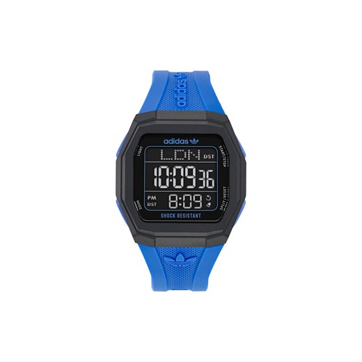Zegarek adidas Tech One AOST24565 Niebieski ze sklepu eobuwie.pl w kategorii Zegarki - zdjęcie 182032508