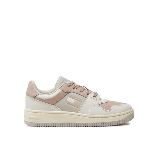 Sneakersy Tommy Jeans Tjw Retro Basket Total Logo EN0EN02606 Écru ze sklepu eobuwie.pl w kategorii Buty sportowe damskie - zdjęcie 182032569
