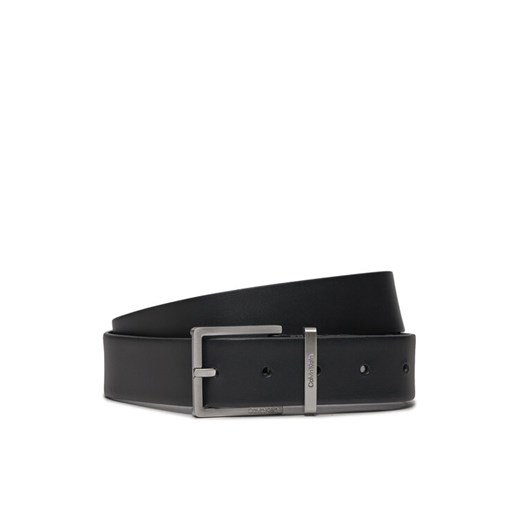 Pasek Męski Calvin Klein Casual Adj. Belt 3.5Cm K50K504301 Czarny ze sklepu eobuwie.pl w kategorii Paski męskie - zdjęcie 182032576