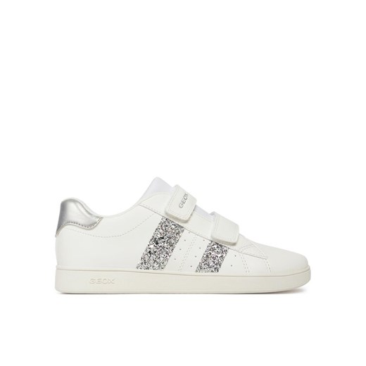 Sneakersy Geox J Eclyper Girl J45LRA 000BC C0007 D Biały ze sklepu eobuwie.pl w kategorii Trampki dziecięce - zdjęcie 182032657