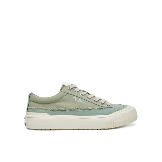 Tenisówki Pepe Jeans Ben Fresh W PLS31589 Zielony ze sklepu eobuwie.pl w kategorii Trampki damskie - zdjęcie 182032869