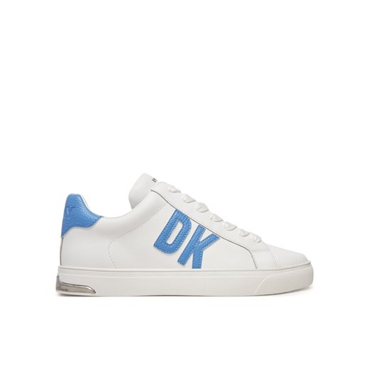 Sneakersy DKNY Abeni Lace Up Sneaker K1300916 Biały ze sklepu eobuwie.pl w kategorii Buty sportowe damskie - zdjęcie 182032937