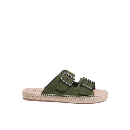 Espadryle QUAZI QZ-63-04-000623 Zielony ze sklepu eobuwie.pl w kategorii Espadryle męskie - zdjęcie 182032996