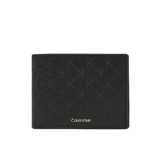 Duży Portfel Męski Calvin Klein Trifold 10Cc W/Coin K50K512684 Czarny ze sklepu eobuwie.pl w kategorii Portfele męskie - zdjęcie 182033099
