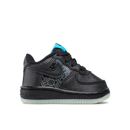 Sneakersy Nike Force 1 DN1436 001 Czarny ze sklepu eobuwie.pl w kategorii Buciki niemowlęce - zdjęcie 182033148