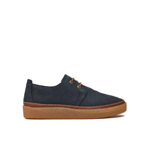 Półbuty Clarks Clarkwood Low 26176867 Granatowy ze sklepu eobuwie.pl w kategorii Trampki męskie - zdjęcie 182033157
