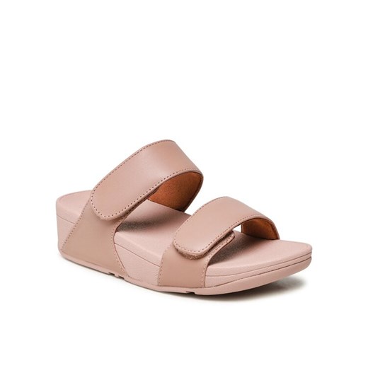 Klapki FitFlop LULU FV6-137 Beżowy ze sklepu eobuwie.pl w kategorii Klapki damskie - zdjęcie 182033279