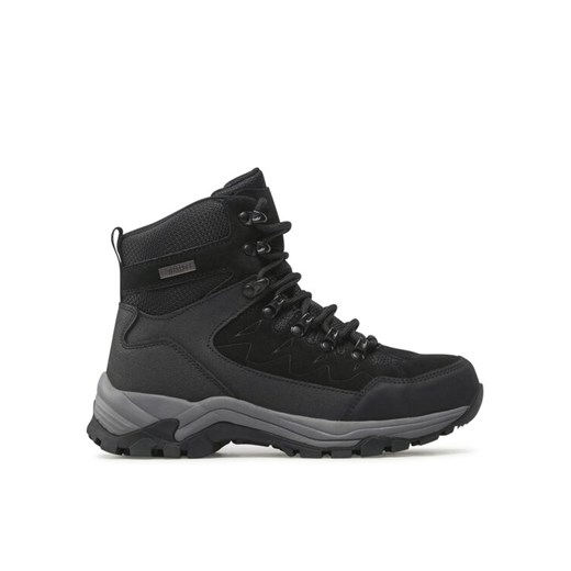 Trekkingi Whistler Detion Outdoor Leather Boot Wp W204389 Czarny ze sklepu eobuwie.pl w kategorii Buty trekkingowe damskie - zdjęcie 182033345