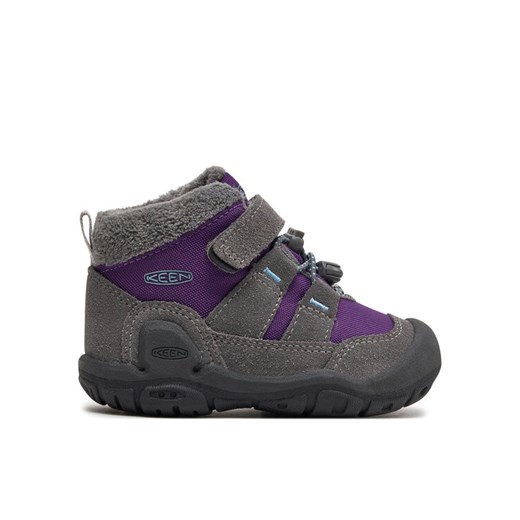 Trekkingi Keen Knotch Chukka 1026741 Szary ze sklepu eobuwie.pl w kategorii Buty zimowe dziecięce - zdjęcie 182033409