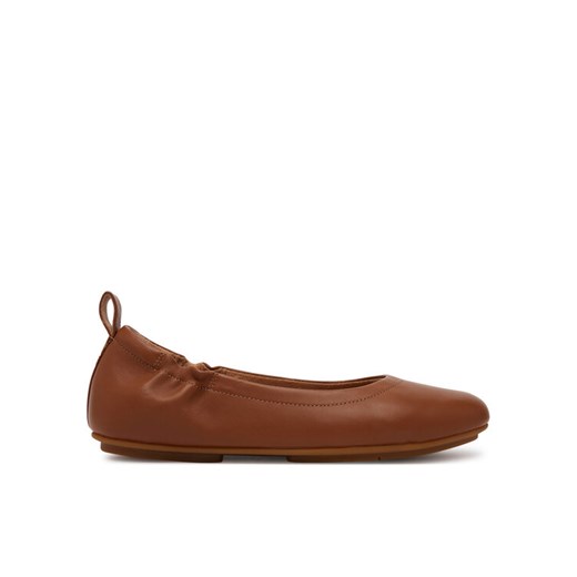 Baleriny FitFlop Q74 592 Brązowy ze sklepu eobuwie.pl w kategorii Balerinki - zdjęcie 182033426