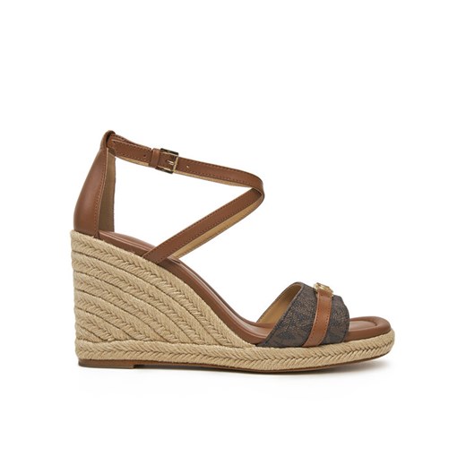 Espadryle Michael Kors Mandy Wedge 40R5MAMS2B Brązowy ze sklepu eobuwie.pl w kategorii Espadryle damskie - zdjęcie 182033486