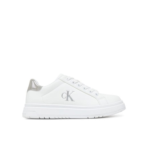 Sneakersy Calvin Klein Jeans Low Cut Lace-Up Sneaker V3A9-82013-1355 M Biały ze sklepu eobuwie.pl w kategorii Buty sportowe dziecięce - zdjęcie 182033489