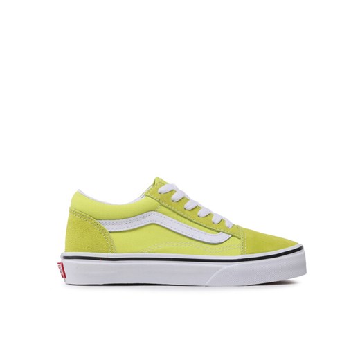 Tenisówki Vans Old Skool VN0A7Q5FZUD1 Zielony ze sklepu eobuwie.pl w kategorii Trampki dziecięce - zdjęcie 182033506