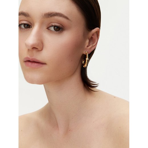 Kolczyki Guess JUBE05 160JW Złoty ze sklepu eobuwie.pl w kategorii Kolczyki - zdjęcie 182033529