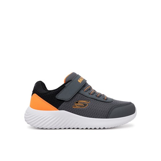 Sneakersy Skechers Bounder-Trekzic 403908L/CCOR Szary ze sklepu eobuwie.pl w kategorii Buty sportowe dziecięce - zdjęcie 182033589