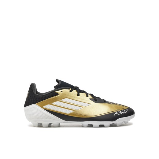Buty do piłki nożnej adidas F50 League 2G/3G Ag Messi JH9627 Beżowy ze sklepu eobuwie.pl w kategorii Buty sportowe męskie - zdjęcie 182033707