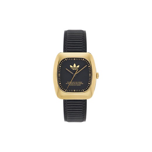 Zegarek adidas Retro Wave One AOSY24528 Czarny ze sklepu eobuwie.pl w kategorii Zegarki - zdjęcie 182033708