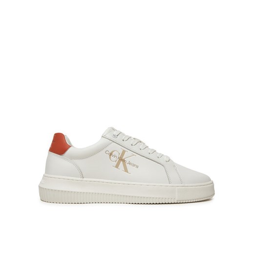 Sneakersy Calvin Klein Jeans YM0YM00681 Biały ze sklepu eobuwie.pl w kategorii Buty sportowe męskie - zdjęcie 182033725