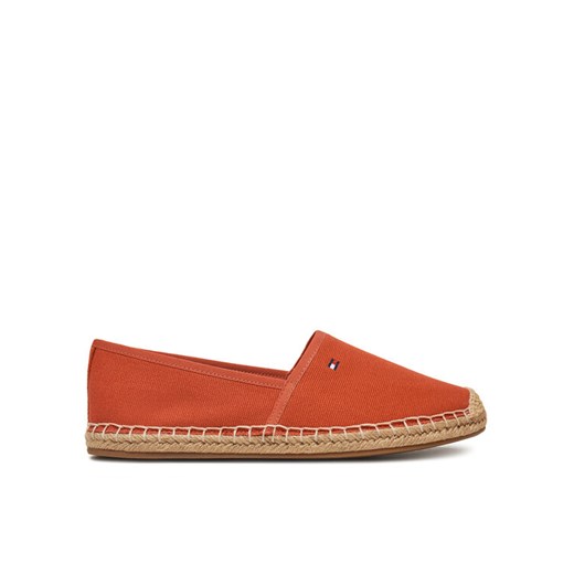 Espadryle Tommy Hilfiger Flag Canvas Espadrille FW0FW08541 Czerwony ze sklepu eobuwie.pl w kategorii Espadryle damskie - zdjęcie 182033755