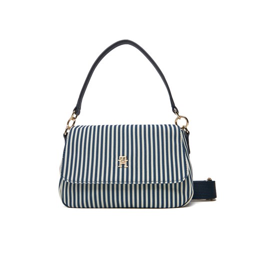 Torebka Tommy Hilfiger Poppy Summer Conv. Crossover AW0AW17166 Granatowy ze sklepu eobuwie.pl w kategorii Listonoszki - zdjęcie 182033828