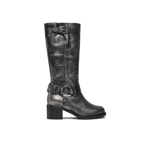 Kozaki Bronx High boots 14291-M Czarny ze sklepu eobuwie.pl w kategorii Kozaki damskie - zdjęcie 182033848
