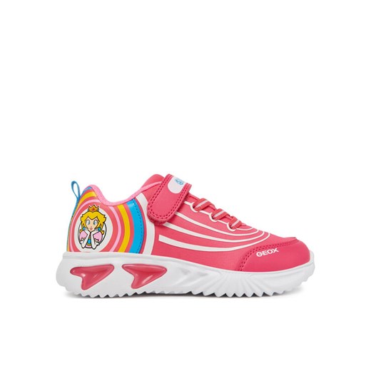 Sneakersy Geox J Assister J55E9C 02ABC C8002 S Różowy ze sklepu eobuwie.pl w kategorii Buty sportowe dziecięce - zdjęcie 182033906