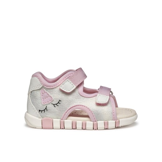 Sandały Geox B Sandal Iupidoo B5517A 0AS54 C0566 Srebrny ze sklepu eobuwie.pl w kategorii Sandały dziecięce - zdjęcie 182033936