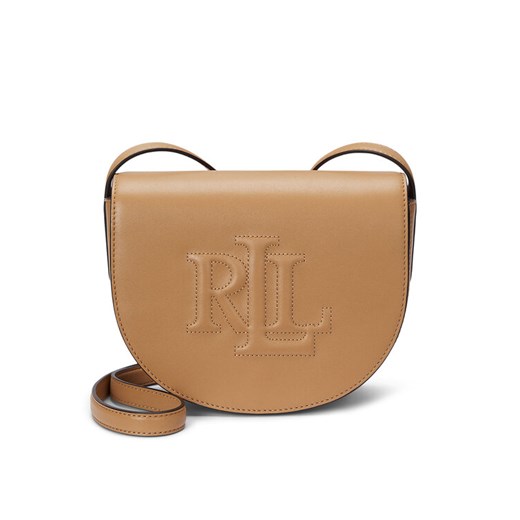 Torebka LAUREN RALPH LAUREN Witley Leather Medium Embossed Logo Crossbody Bag 431950130008 Brązowy ze sklepu eobuwie.pl w kategorii Listonoszki - zdjęcie 182033939
