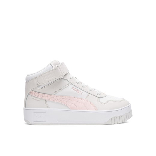 Sneakersy Puma Carina Street Mid 39233704 Biały ze sklepu eobuwie.pl w kategorii Buty sportowe damskie - zdjęcie 182034007