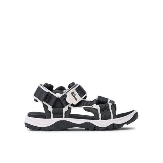 Sandały Jack Wolfskin Seven Seas 3 K 4040061 Czarny ze sklepu eobuwie.pl w kategorii Sandały dziecięce - zdjęcie 182034025