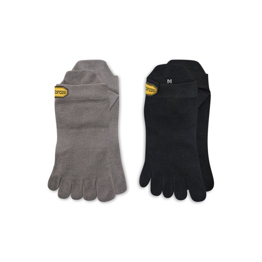Zestaw 2 par stopek unisex Vibram Fivefingers Pack Sock S15N23P Czarny ze sklepu eobuwie.pl w kategorii Skarpetki męskie - zdjęcie 182034228
